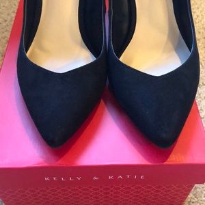 Kelly & Katie Shoes - Black Suede Pumps Kelly & Katie Shoes - Black Suede Pumps
